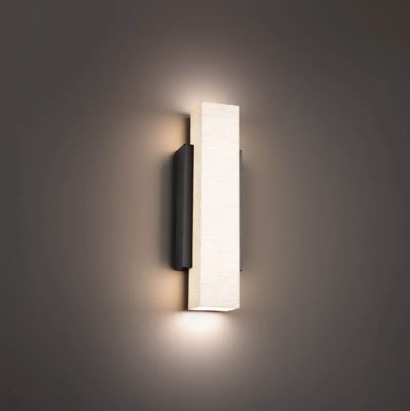Volga 18" LED Wall Sconce 2700K in Black