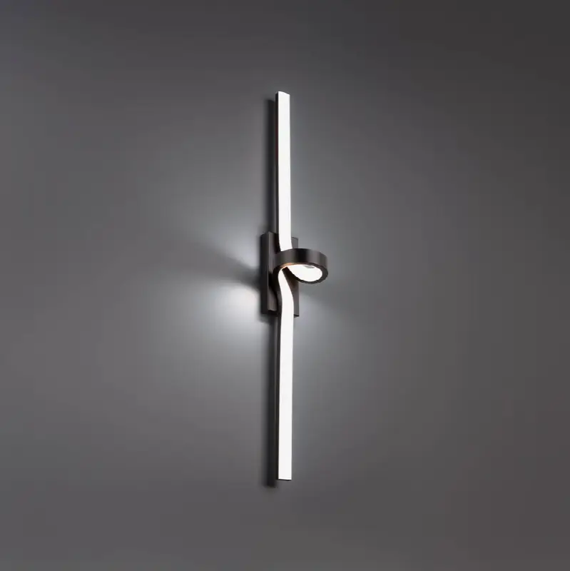 Loophole 35" LED Bath Vanity and Wall Sconce 3500K in Black