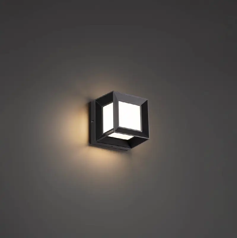 Argo 5" LED Outdoor Wall Sconce Light 3000K in Black