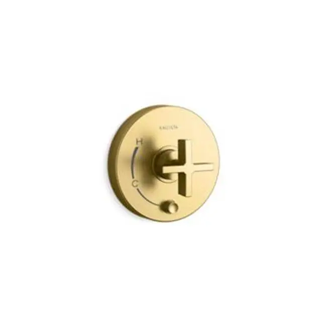 One™ Pb Shower Trim W/Divrt, Cross Hdl