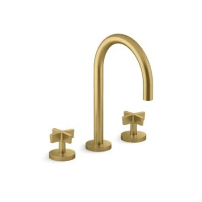 One™ Basin Set, Gooseneck, Cross Handle