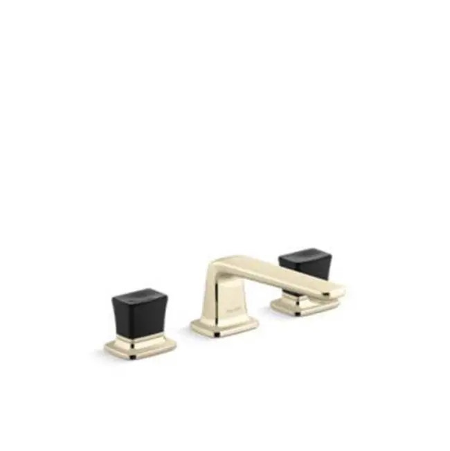 Per Se® Sink Faucet, Black Crystal Knob