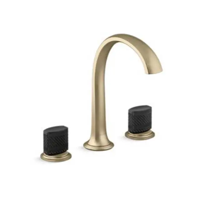 Script® Sink Faucet, Arch Spt, Blk Porc