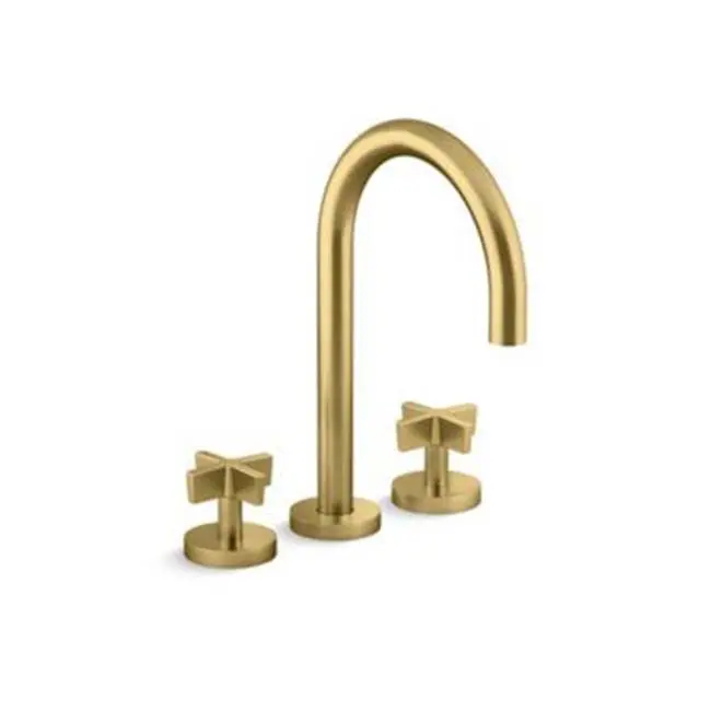 One™ Gooseneck, D/M Bath Set, Cross