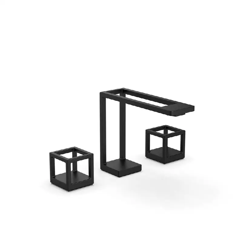 Grid® Sink Faucet, 3D Spout, Cube Handle