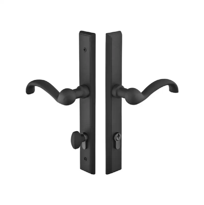 Multi Point C6, Keyed with American Cyl, Rectangular Style, 1-1/2" x 11", Lariat Lever, RH