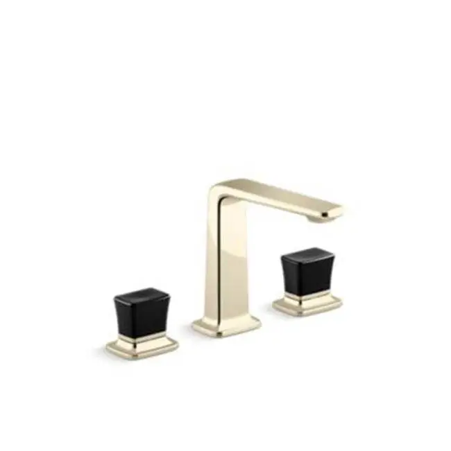Per Se® Sink Faucet, Tall, Black Cr Knob