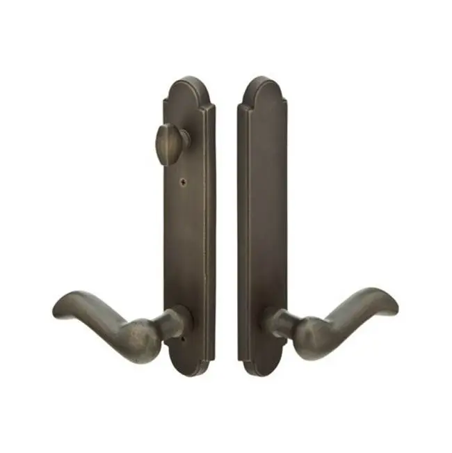 Multi Point C7, Non-Keyed American T-turn IS, Fixed Handles, Arched Style, 2" x 10", Montrose Lever, RH