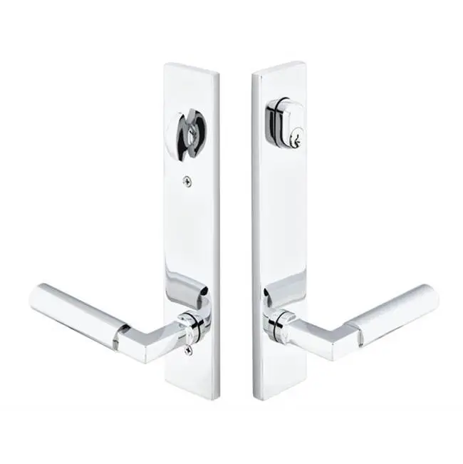 Multi Point C7, Keyed with American Cyl, Modern Style, 2" x 10", Stainless Steel Athena Lever, RH, SS