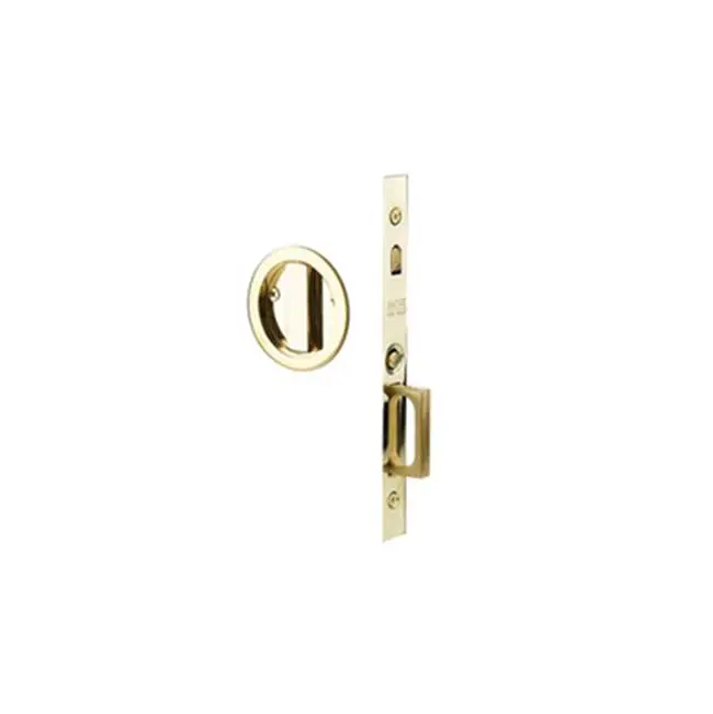 Dummy, Round Pocket Door Mortise Lock, US