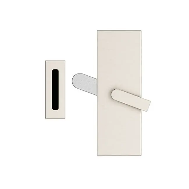 Modern Rectangular Barn Door Privacy Lock with Strike US