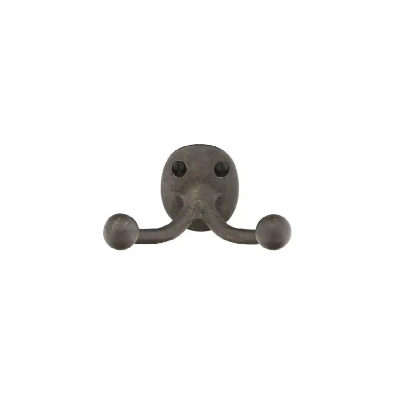 Bronze Dbl Hook with plate