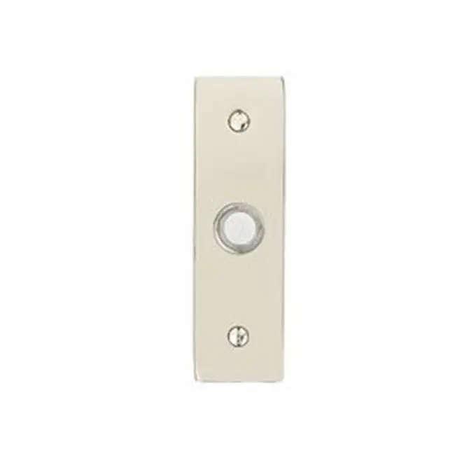 Stretto Brass Doorbell 1-1/2" x 5", US