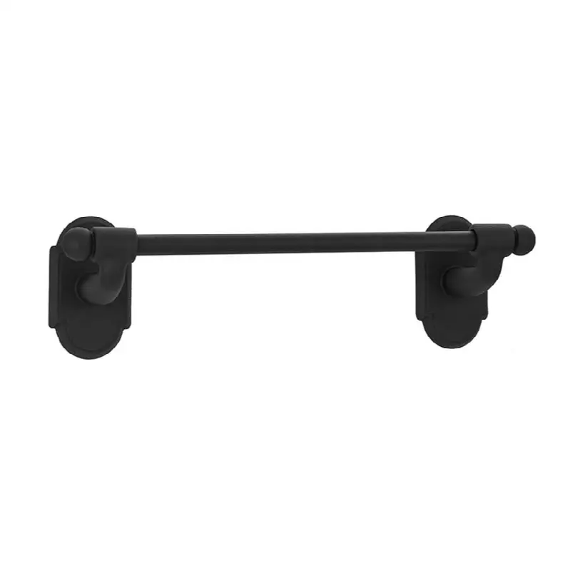Wrought Steel Towel Bar, No.2 Rosette, 12"