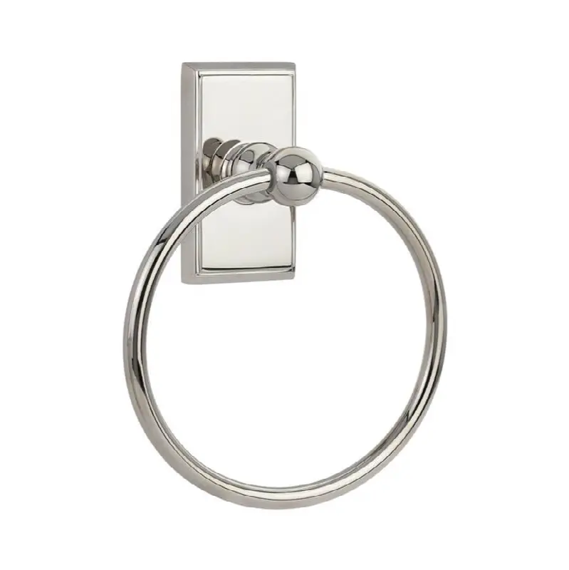 Brass TP Hldr Bar Style, Square Rosette, US