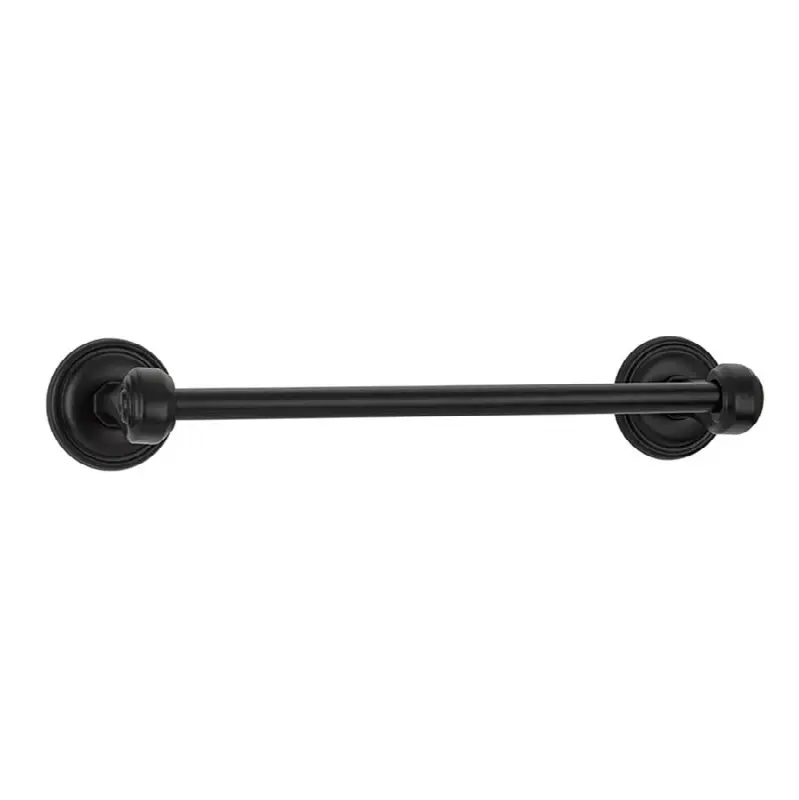 Tuscany Bronze Sgl Towel Bar, No.11 Rosette, 12"