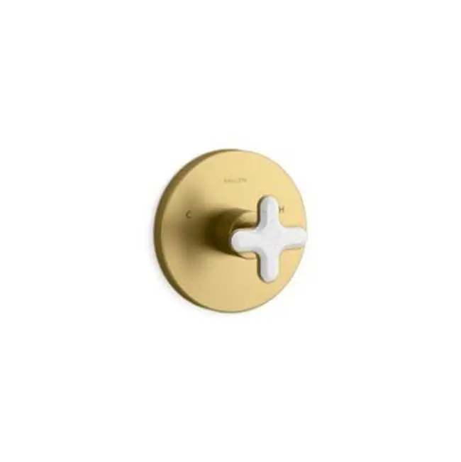 002® Thermostatic Trim, White Carrera