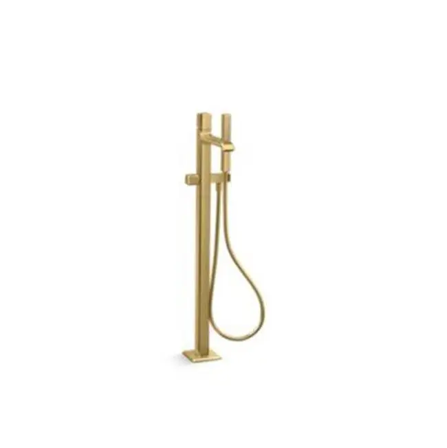 Bezel™ Floormount Bath Faucet W/ Hdswr
