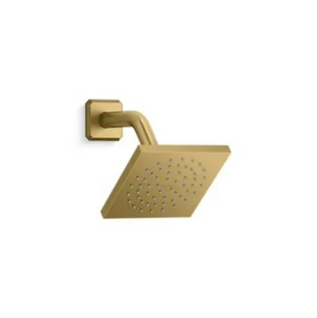 Modern Square Wall Mount Showerhead