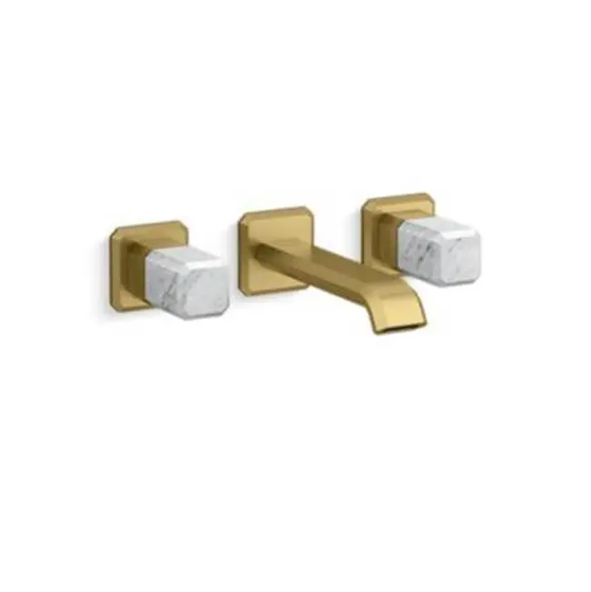 Bezel™ Wall Mount Wide Spread Wc Stone