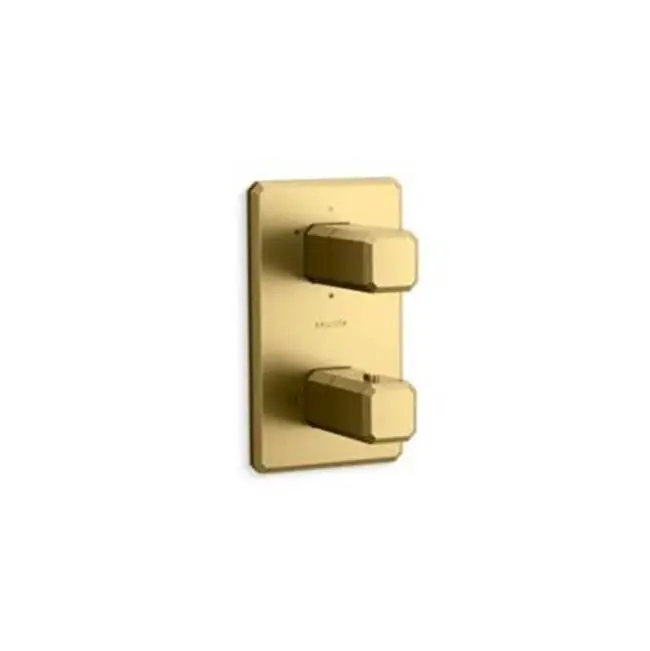Bezel™ 3-Outlet Stacked Thermo Trim