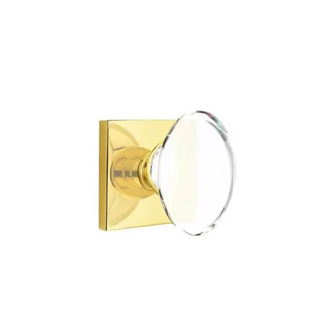 Dummy, Square Rosette, Hampton Crystal Knob, US