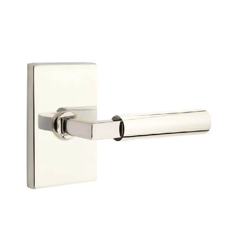 Select Dummy, Modern Rectangular Rosette US14, L-Square Stem US14, Smooth Handle US14