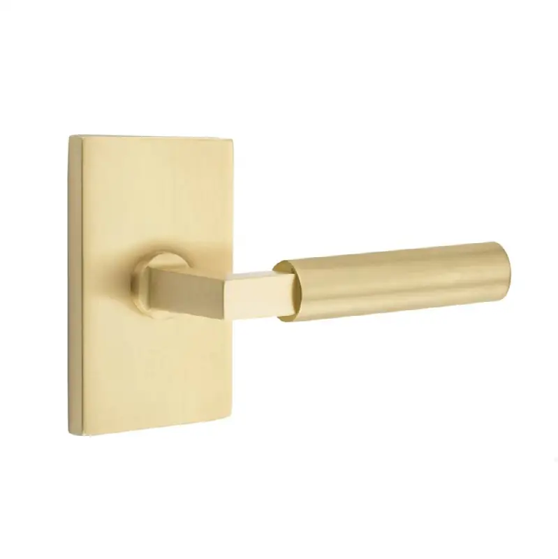 Select Dummy, Modern Rectangular Rosette US4, L-Square Stem US4, Smooth Handle US4