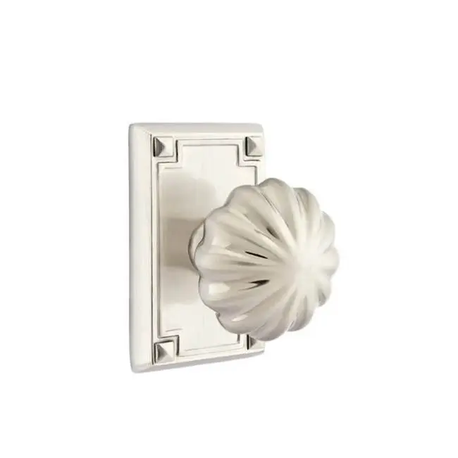 Dummy, Arts and Crafts Rectangular Rosette, Melon Knob, US1