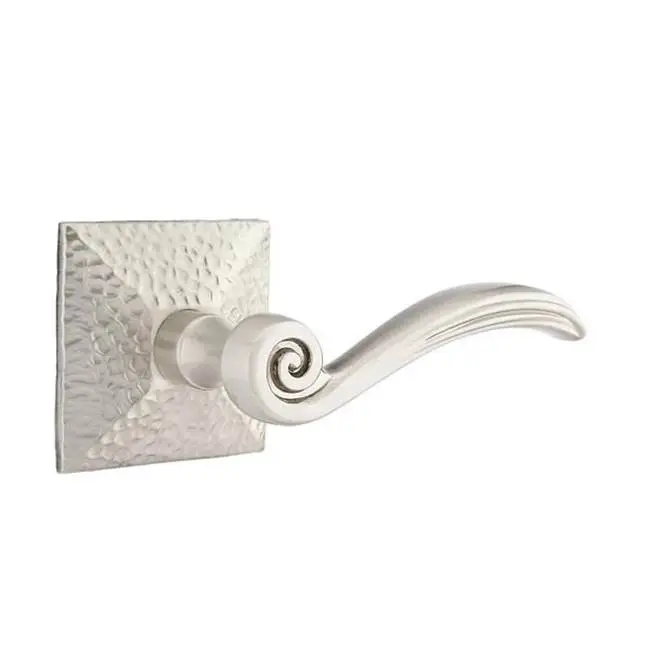 Privacy, Hammered Rosette, Elan Lever, RH, US1