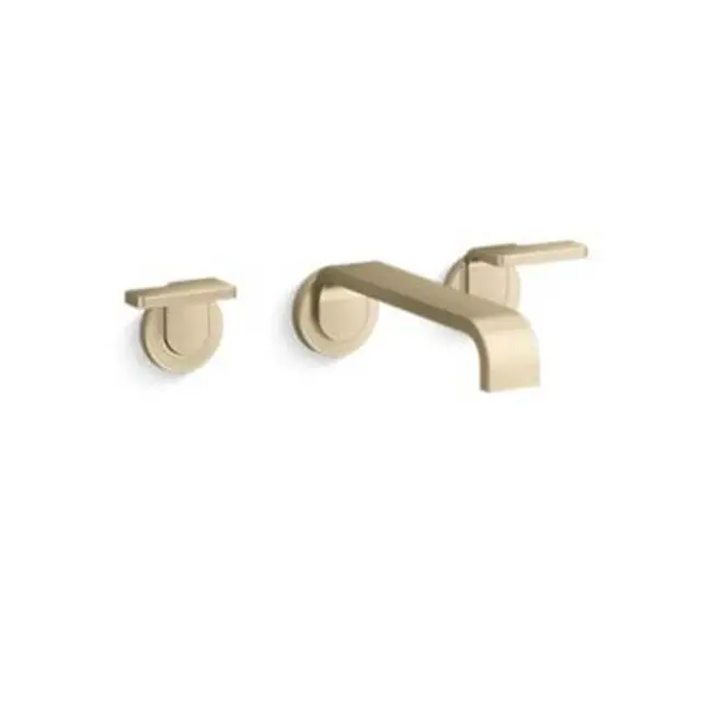 Guise® Wall Mount Faucet, Wide Spread