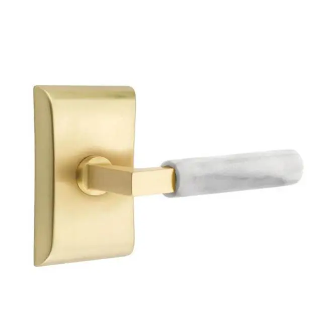 Select Privacy, Neos Rosette US4, L-Square Stem US4, Marble White Handle, LH