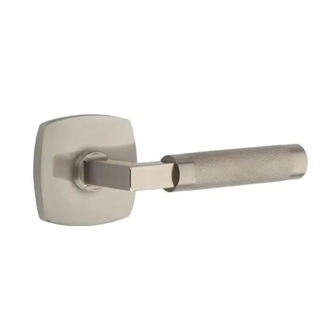 Select Passage, Urban Modern Rosette US15A, L-Square Stem US15A, Knurled Handle US15A RH