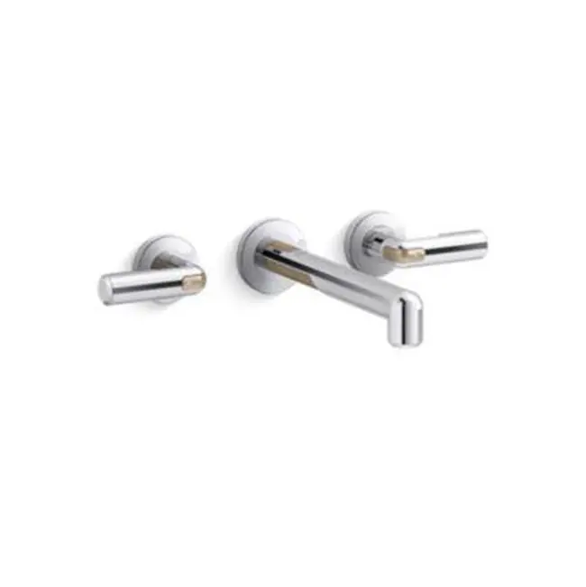 Vice™ Wall Mount Sink Fct, Wide Spread in Polished Chrome