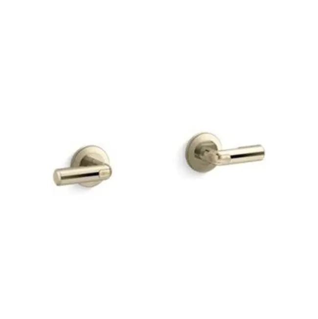 Vice™ Wall-Mount Bath Faucet Handles in French Gold