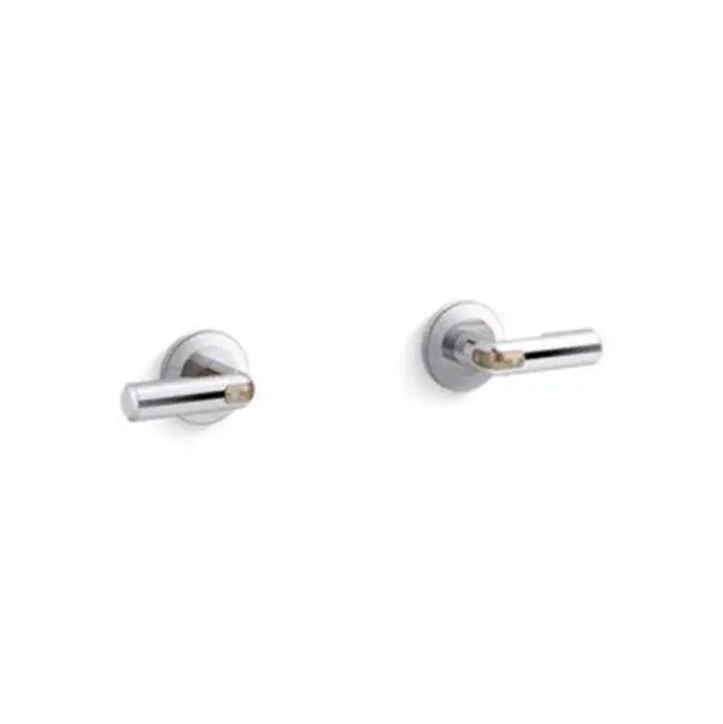 Vice™ Wall-Mount Bath Faucet Handles in Polished Chrome