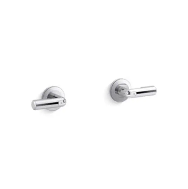 Vice™ Wall-Mount Bath Faucet Handles in Polished Chrome