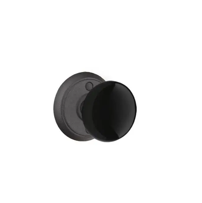 Dummy, Wrought Steel No.2 Rosette, Madison Black Knob