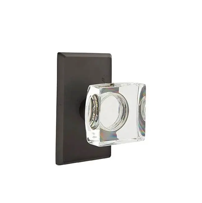 Dummy, No.3 Rosette, Modern Square Crystal Knob