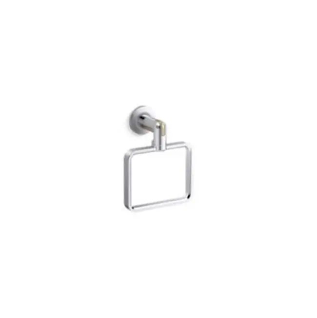 Vice™ Towel Ring in Polished Chrome