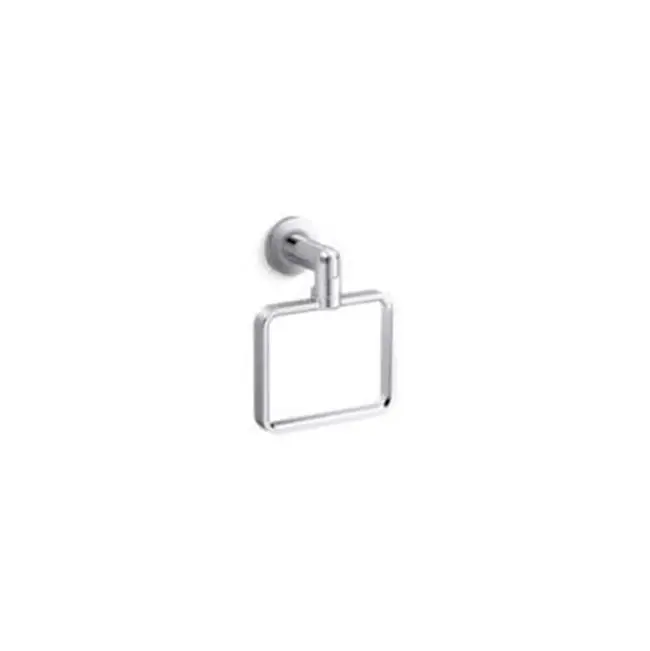 Vice™ Towel Ring in Polished Chrome