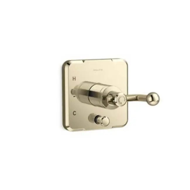 Vice™ Pressure Balance Trim Crank W Div in French Gold