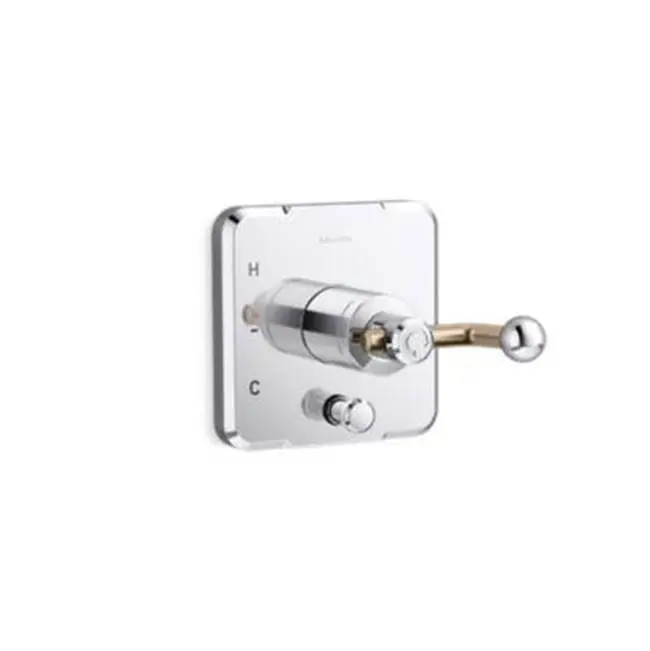 Vice™ Pressure Balance Trim Crank W Div in Polished Chrome