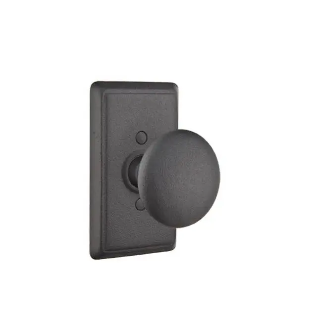 Passage, Wrought Steel No.3 Rosette, Jamestown Knob
