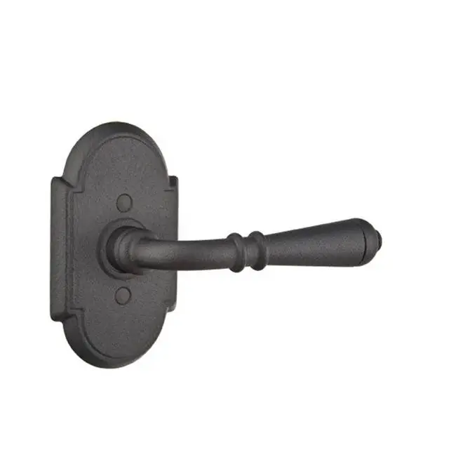 Privacy, Wrought Steel No.1 Rosette, Normandy Lever, LH