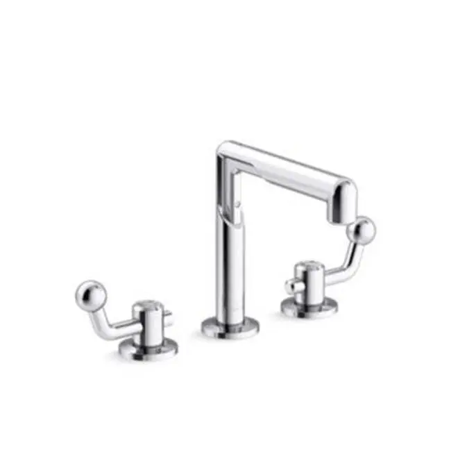 Vice™ Widespread Faucet, Crank in Polished Chrome