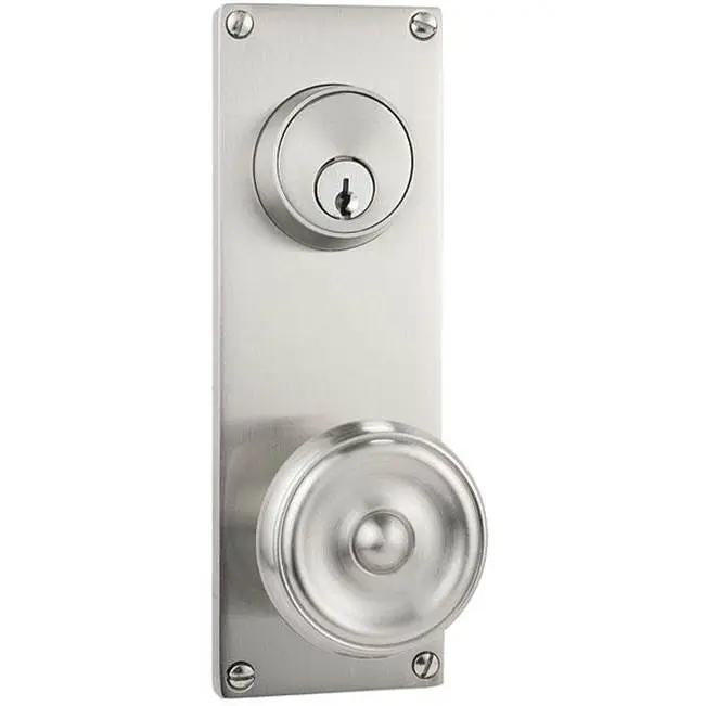 Dummy Pair Keyed, Sideplate Locksets Modern 3-5/8