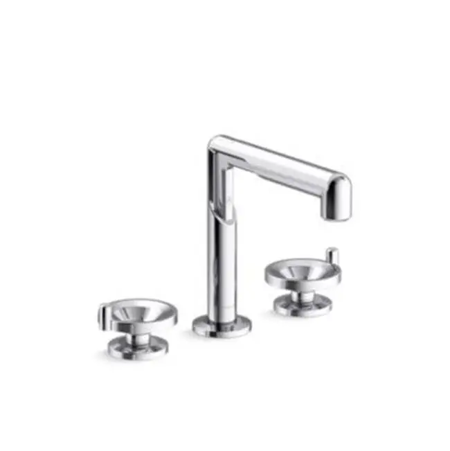 Vice™ Widespread Faucet, Wheel in Polished Chrome
