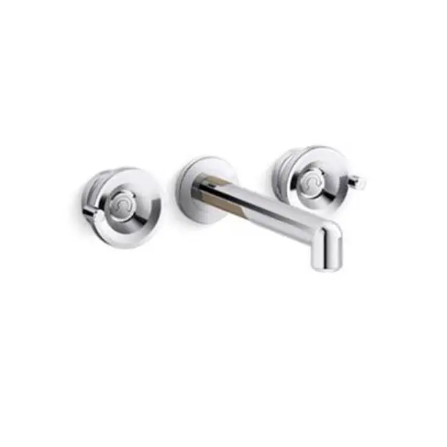 Vice™ Wall Mount Fct Wide Spread Wheel in Polished Chrome