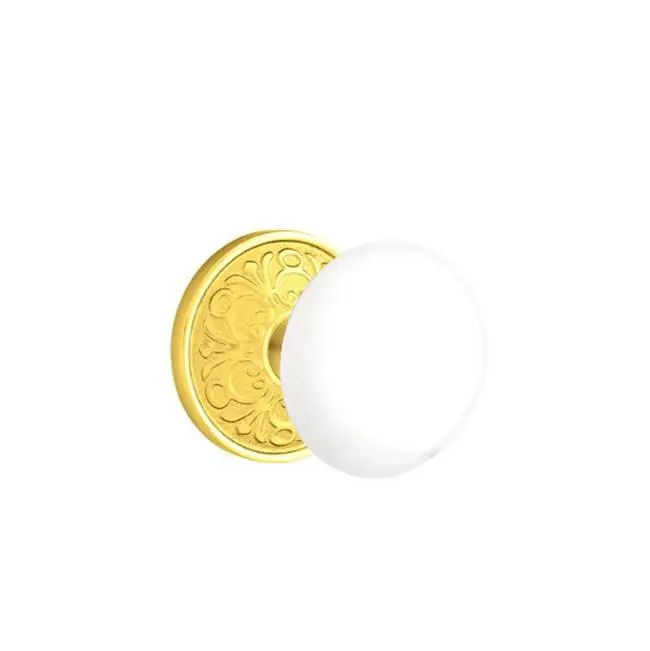 Dummy, Lancaster Rosette, Ice White Knob, US
